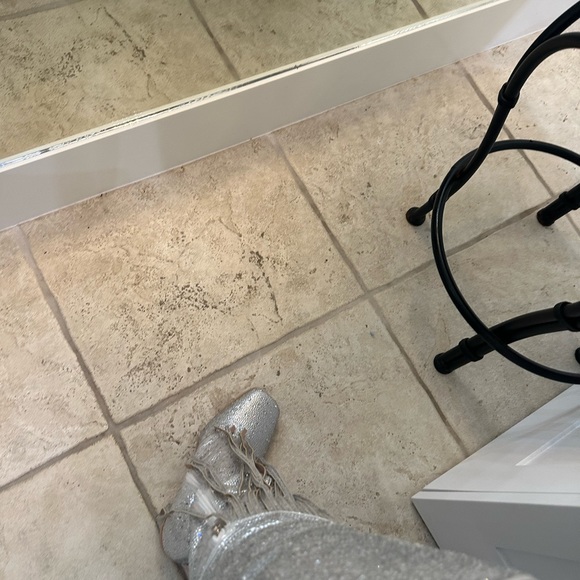 Beautiful swarkowski over the calf boots 4 inch heel 91/2 wide - Picture 6 of 15